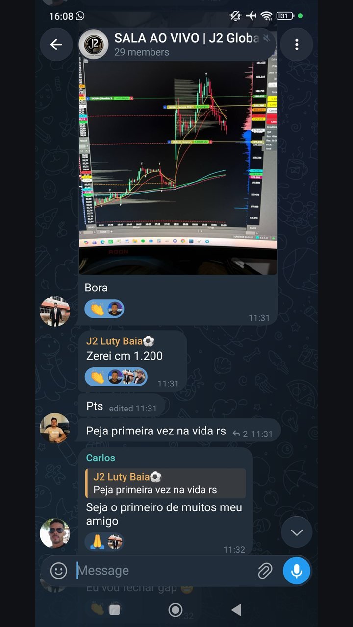 Depoimento de aluno da sala J2