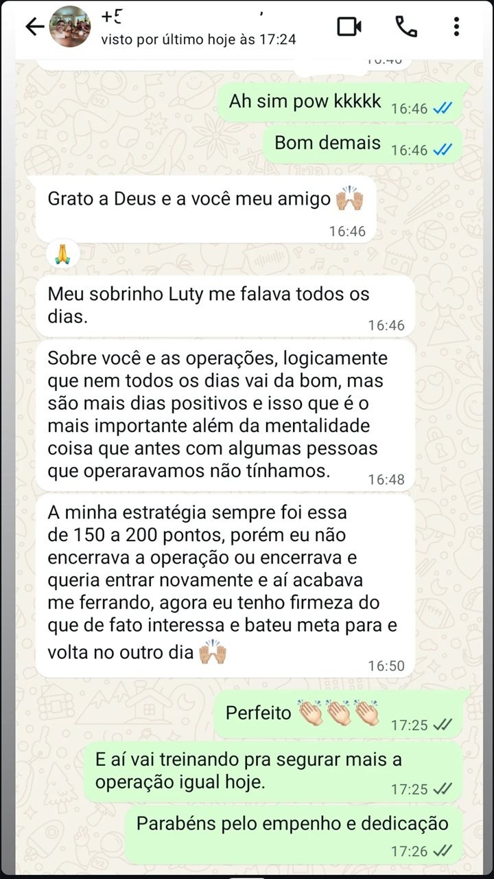 Depoimento de aluno da sala J2